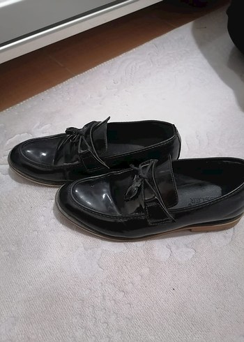 Siyah Rugan Tokalı Klasik Erkek Ayakkabı - Görsel 2