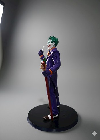 Mor Takımlı Joker Aksiyon Figürü 20cm - Görsel 3