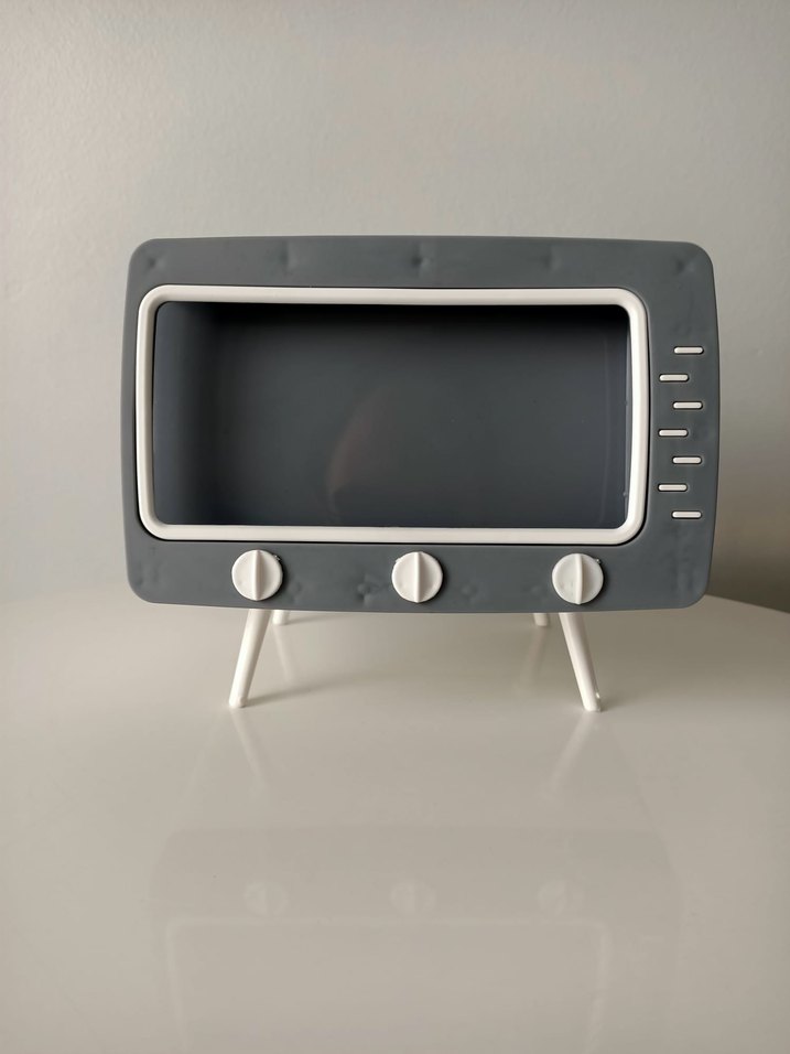 Gri Retro Tasarımlı Monitör - Görsel 2