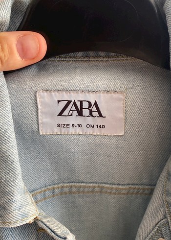 diğer Beden mavi Renk Zara Açık Mavi Kız çocuk Denim Ceket