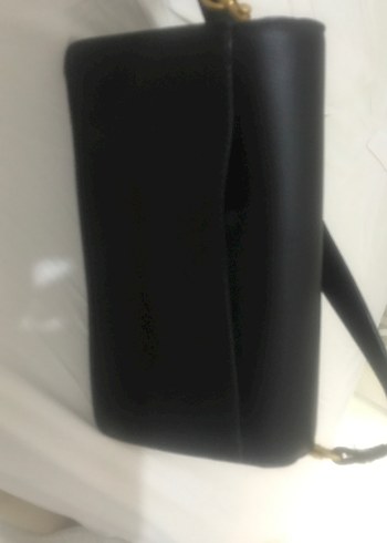 Siyah Deri Kadın Omuz Çantası - Görsel 3