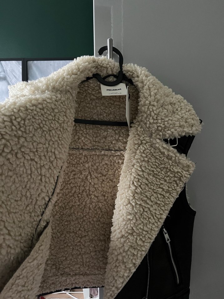 pull&bear deri yelek - Görsel 2