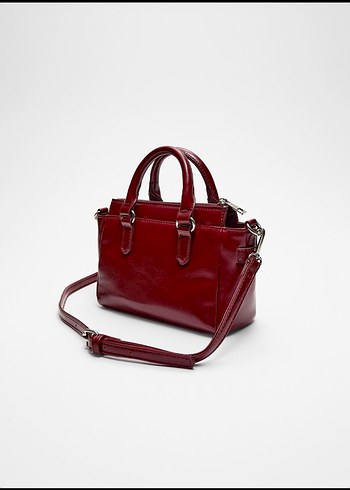 Stradivarius stradivarius bordo çanta
