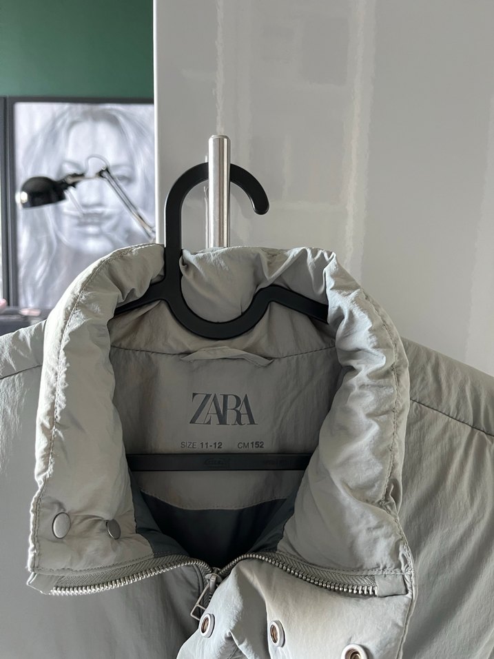 zara Fermuarlı Kız çocuk yelek - Görsel 2