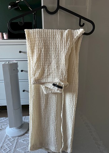 zara dokulu straight pantolon - Görsel 3