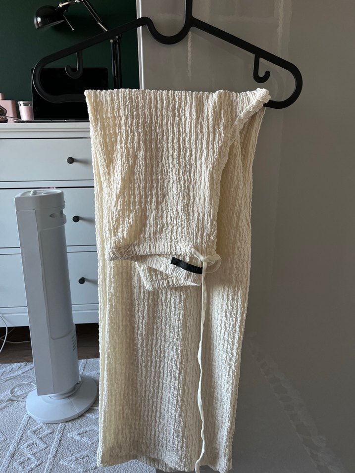 zara dokulu straight pantolon - Görsel 3