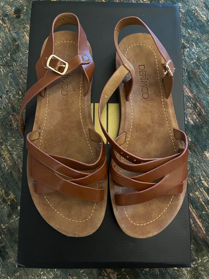 derimod kadın deri sandalet - Görsel 3