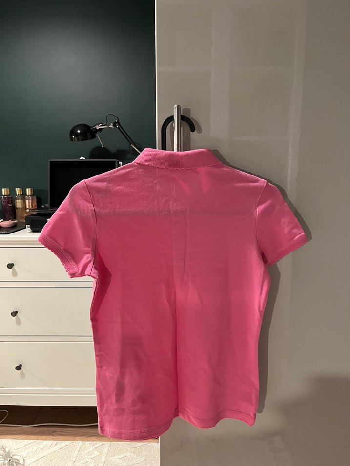 Pembe Kız Çocuk Polo Tişörtü - Görsel 3