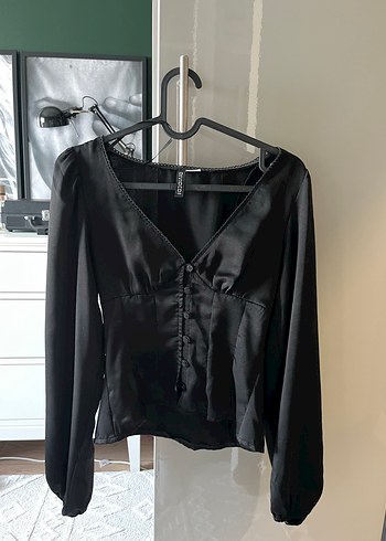 H&M saten gömlek