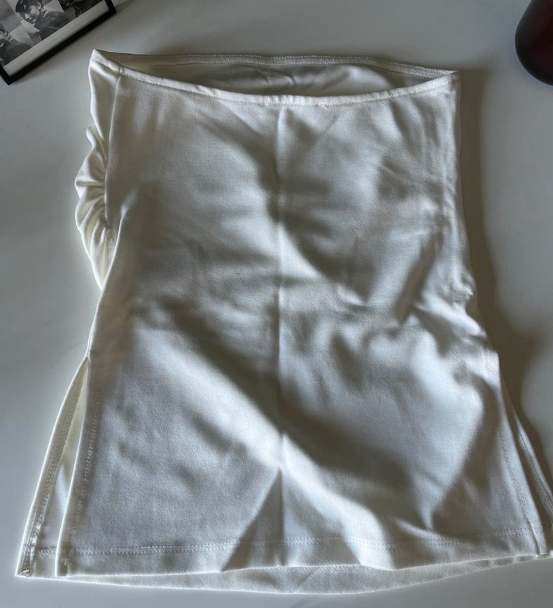 bershka straplez bluz - Görsel 3