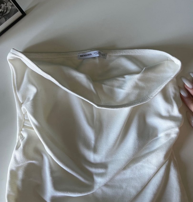 bershka straplez bluz - Görsel 2