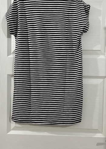 Siyah Gri Zebra Desenli Kadın Tişört - Görsel 4