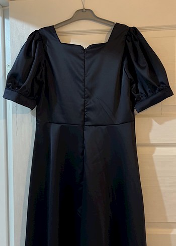 Lacivert prenses model abiye elbise özel dikim - Görsel 4