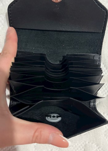 Kilitli Zincir Askılı Siyah Deri Kadın Çanta - Görsel 3