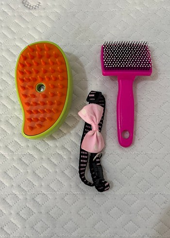 Renkli Pembe Kedi Aksesuar Seti