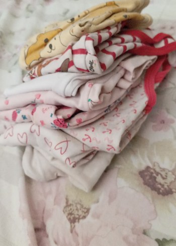 9-12 aylik kiz bebek kiyafetleri toplu - Görsel 10