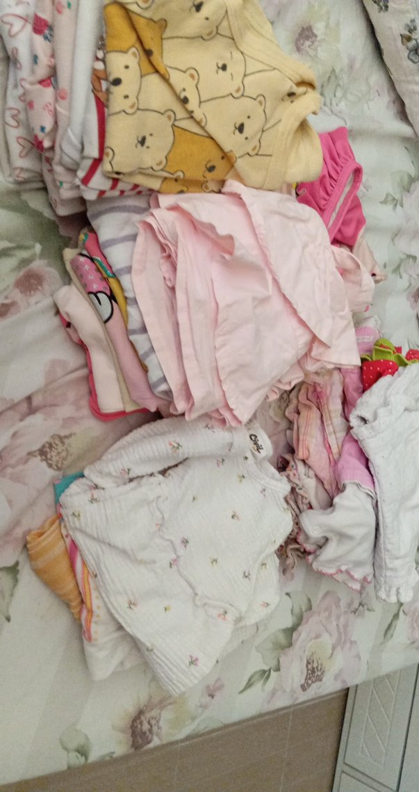 9-12 aylik kiz bebek kiyafetleri toplu - Görsel 4