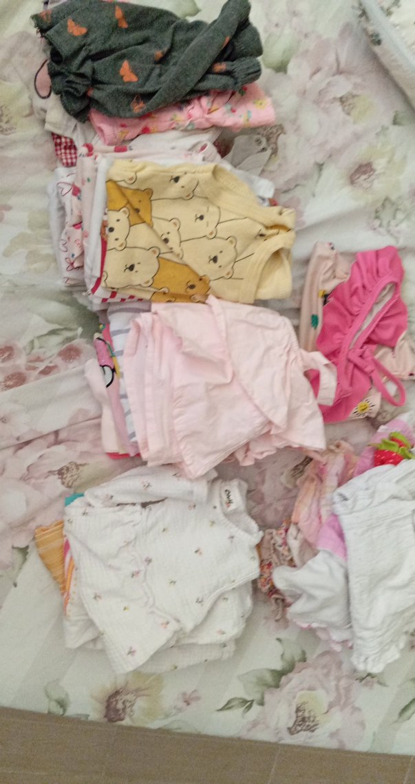 9-12 aylik kiz bebek kiyafetleri toplu - Görsel 3