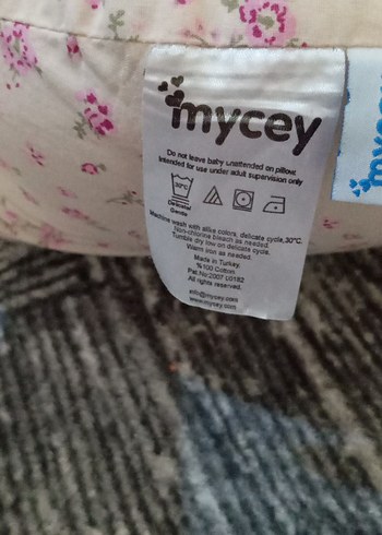 Pembe Çiçek Desenli Hamile ve Emzirme Yastığı - Görsel 4