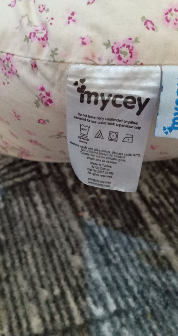 Pembe Çiçek Desenli Hamile ve Emzirme Yastığı - Görsel 4