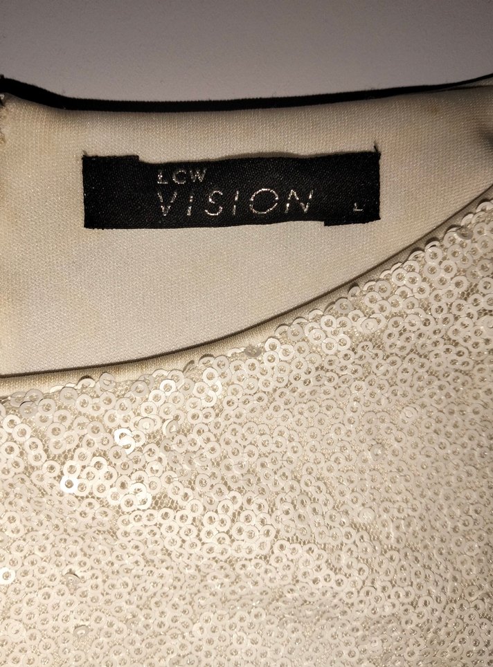 Dantel İşlemeli Beyaz Abiye Elbise - Görsel 5