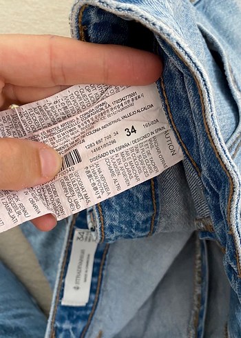 Stradivarius Stradivarius D62 şortlu kot etek