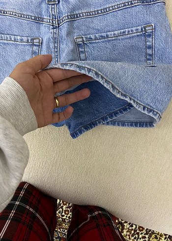 34 Beden Stradivarius D62 şortlu kot etek