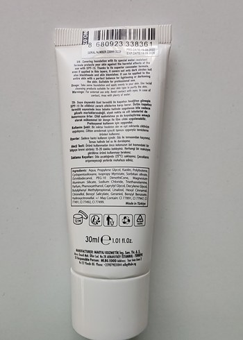 Dr.Clinic Yoğun Kapatıcı Fondöten SPF15 - Görsel 2