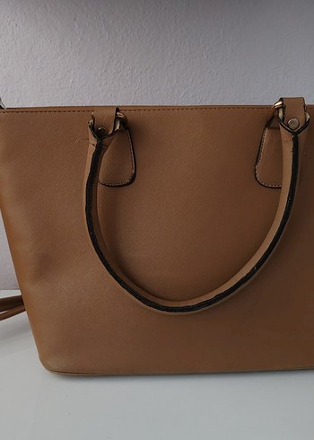 Açık Kahve Tokalı Kadın Çanta - Görsel 6