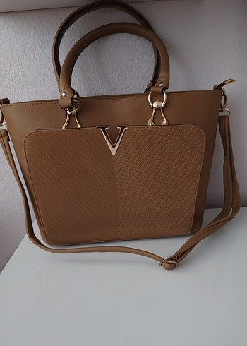 Açık Kahve Tokalı Kadın Çanta - Görsel 4