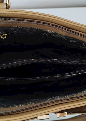 Açık Kahve Tokalı Kadın Çanta - Görsel 7