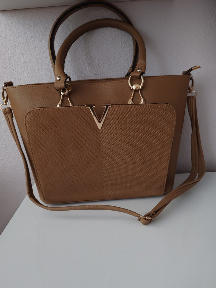 Açık Kahve Tokalı Kadın Çanta - Görsel 4