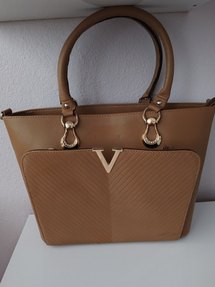 Açık Kahve Tokalı Kadın Çanta - Görsel 3