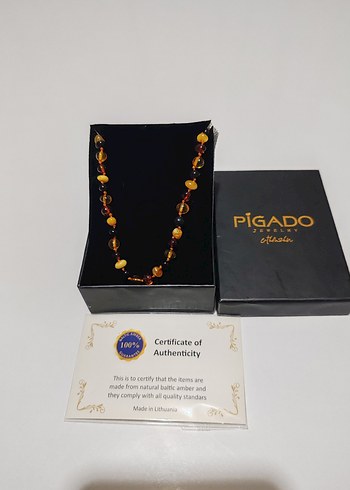 Bebek Kehribar  Kolye - Görsel 3