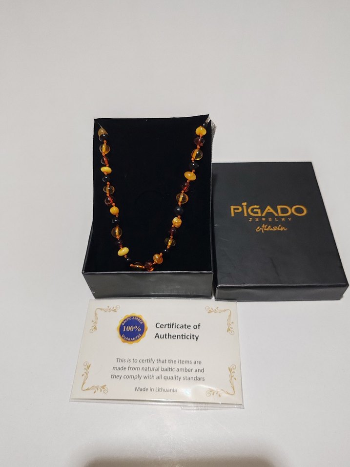 Bebek Kehribar  Kolye - Görsel 3