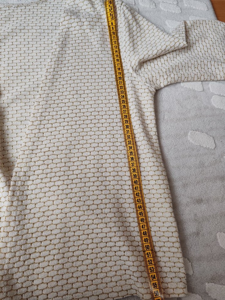 Kadın Krem Rengi Fakir Kol Hırka - Görsel 3