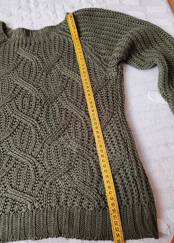 Haki Triko Kazak - Görsel 4