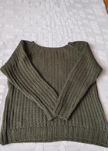 Haki Triko Kazak - Görsel 2