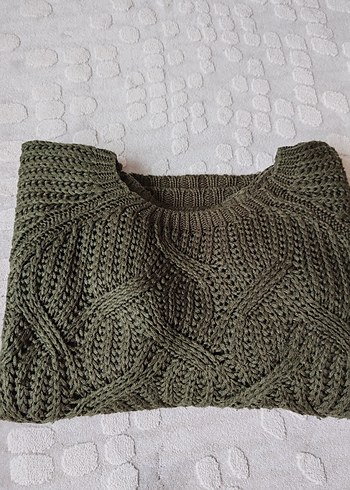 Haki Triko Kazak - Görsel 5