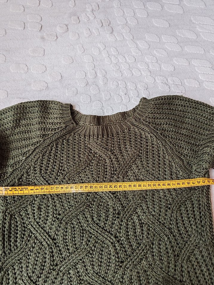 Haki Triko Kazak - Görsel 3