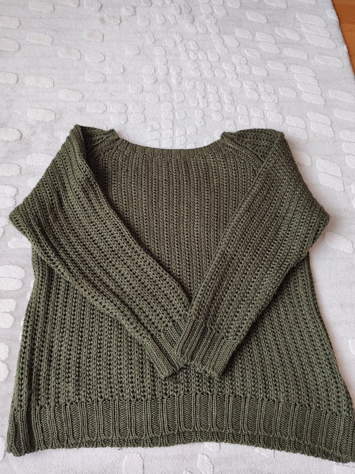 Haki Triko Kazak - Görsel 2