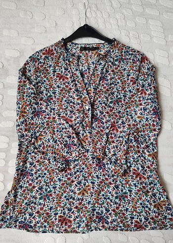 Zara Desenli  Kadın Gömlek - Görsel 4