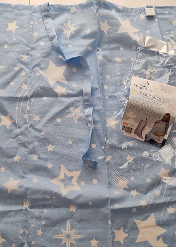 Sıfır Açık Mavi Emzirme Önlüğü - Görsel 2