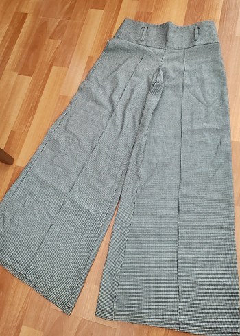 Kazayağı Desenli Kışlık Pantolon