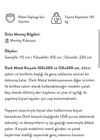  Beden siyah Renk Çilek Karyola