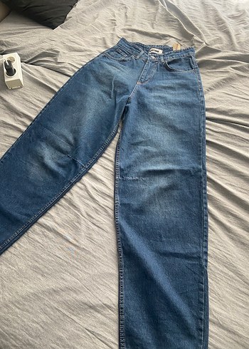 Trendyol & Milla Gevşek Kesim Mavi Kadın Kot Pantolon