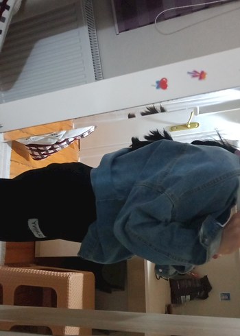 Diğer Kadın Oversize Denim Ceket
