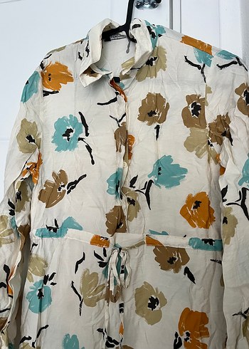 Çiçek Desenli Uzun Kollu - Görsel 2