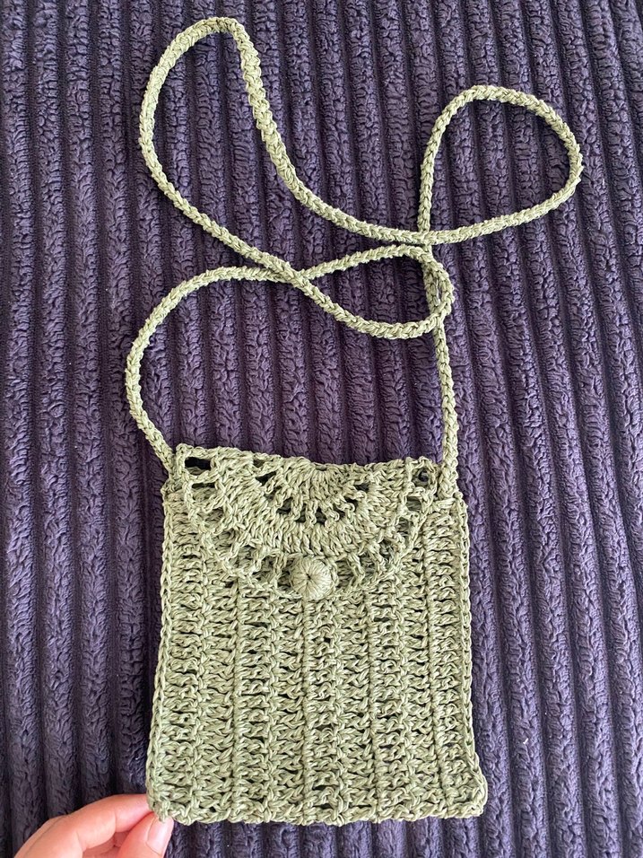 Örgü hasır Çapraz Çanta - Görsel 2