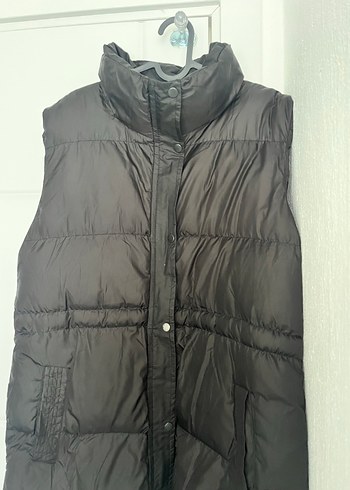 Düğmeli Siyah Kadın Yelek - Görsel 2